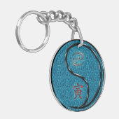 Kanker en water tijger sleutelhanger (Voorkant Links)