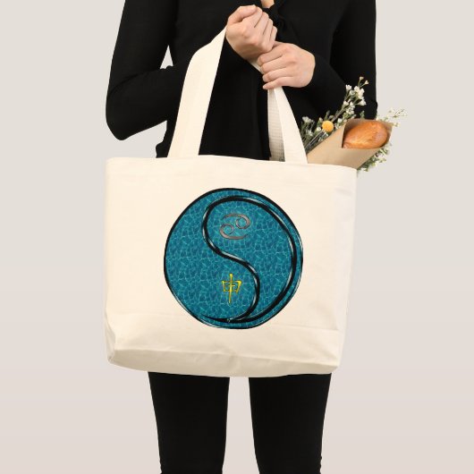 Kanker en wateraap grote tote bag (Voorkant (product))
