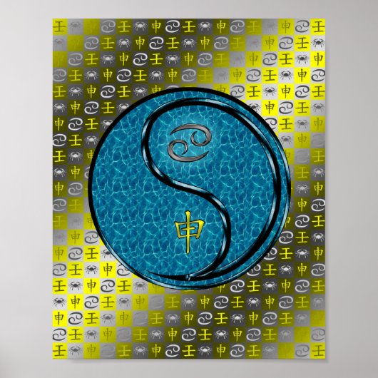 Kanker en wateraap poster (Voorkant)