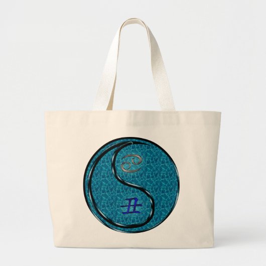 Kanker en wateros grote tote bag (Voorkant)