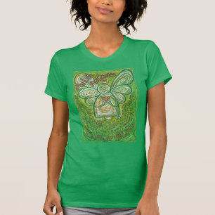 Kanker Gedicht Groene Engel Kunst Maatwerk T-Shirt