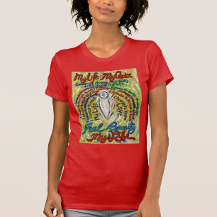 Kanker Gedicht Witte Engel Kunst T-Shirt Op Maat