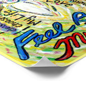 Kanker Gedicht Witte Engel Schilderij Poster Kunst (Hoek)