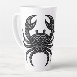 Kanker — Gehaante Inkt Zodiac Kreeft Latte Mok
