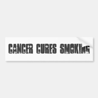 Kanker geneest Roken Bumpersticker