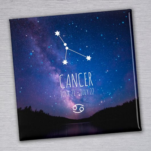 Kanker | Gepersonaliseerde zodiac-constellatie Magneet