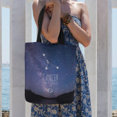 Kanker | Gepersonaliseerde zodiac-constellatie Tote Bag