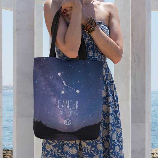 Kanker | Gepersonaliseerde zodiac-constellatie Tote Bag