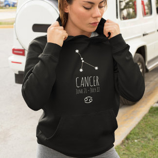 Kanker | Gepersonaliseerde Zodiac Constellation Ho Hoodie