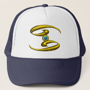 KANKER, GOLD ZODIAC BIRTHDAY JEWEL TRUCKER PET