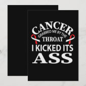 Kanker greep me op de bruidsschat die ik heb gesch save the date (Voorkant / Achterkant)