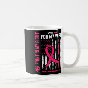 Kanker Haar gevecht is mijn gevecht Ik Draag Roze  Koffiemok