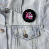Kanker Haar gevecht is mijn strijd tegen borstkank Ronde Button 5,7 Cm (In situ)