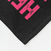 Kanker Haar Strijd Is Mijn Strijd Ik Draag Roze Ec Fleece Deken (Hoek)