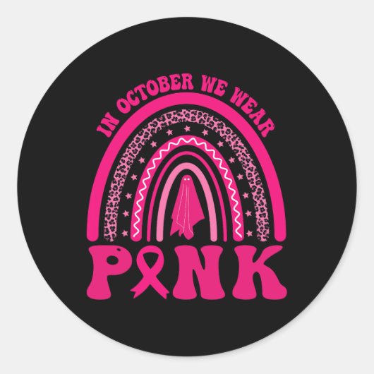 Kanker Halloween 1 Ronde Sticker (Voorkant)