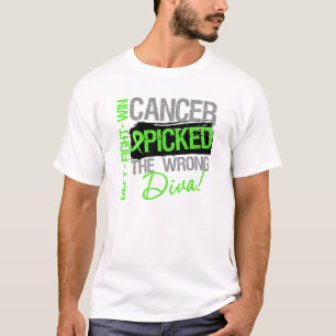 Kanker heeft de verkeerde diva non-Hodgkins lymfoo T-shirt