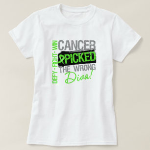 Kanker heeft de verkeerde diva non-Hodgkins lymfoo T-shirt