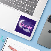 Kanker Hemelse Esthetische Dromerige Maanwolk Ster Sticker (Laptop met iPhone)
