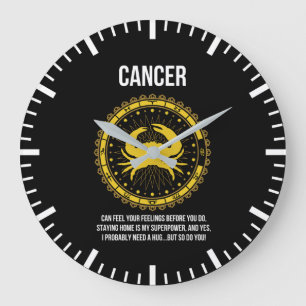 Kanker - Horoscoop, Grappige Zodiac Teken Humor Grote Klok
