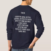 kanker, horoscoop,  t-shirt (Achterkant)