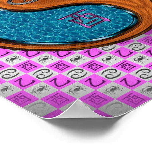 Kanker & Hout Haan Poster (Hoek)