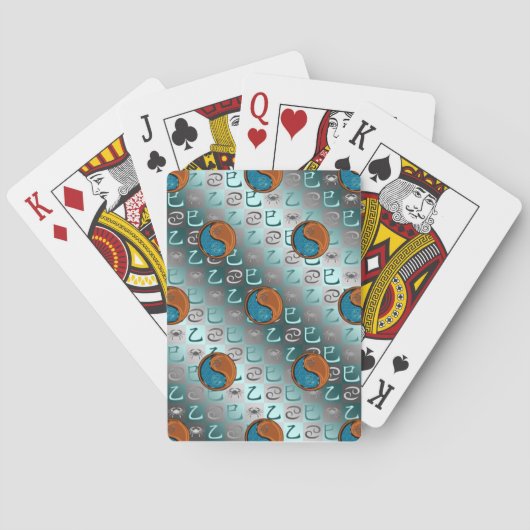 Kanker & Hout Slang Pokerkaarten (Achterkant)