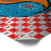 Kanker & Hout Tijger Poster (Hoek)