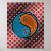 Kanker & Hout Tijger Poster (Voorkant)