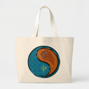 Kanker & Houten Aap Grote Tote Bag