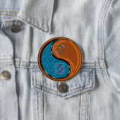Kanker & Houten Haan Ronde Button 7,6 Cm (In situ)