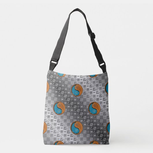 Kanker & Houten Konijn Crossbody Tas (Voorkant)