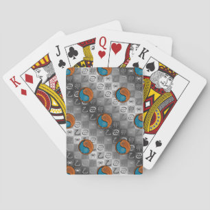Kanker & Houten Konijn Pokerkaarten