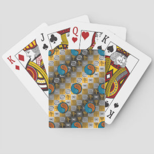 Kanker & Houten Paard Pokerkaarten