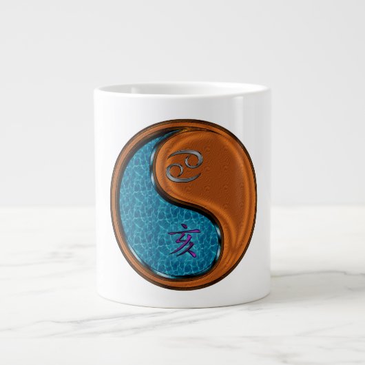 Kanker & Houten Varken Grote Koffiekop (Voorkant)