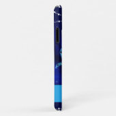 Kanker in Dark Blue Hoesje-Mate iPhone Case (Achterkant/rechts)