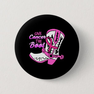 Kanker in de boot ronde button 5,7 cm