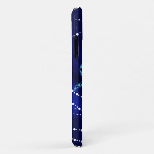 Kanker in donkerblauw II Case-Mate iPhone Case (Achterkant/rechts)