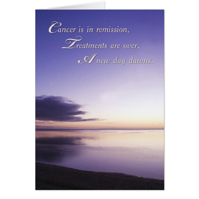 Kanker in Remissie, Sunrise (Voorkant)
