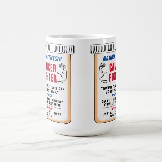 Kanker Inspirerend Gift Coffee Mok (Center)