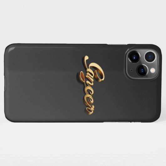 Kanker iPhone Hoesje (Achterkant horizontaal)