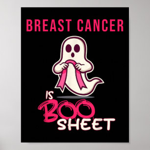Kanker Is Boo Sheet Bewustzijnsmaand Poster
