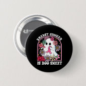 Kanker Is Boo Sheet Borstkanker Krijger Halloween Ronde Button 5,7 Cm (Voorkant /achterkant)