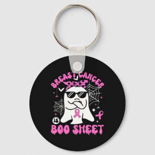 Kanker Is Boo Sheet Borstkanker Krijger Halloween Sleutelhanger