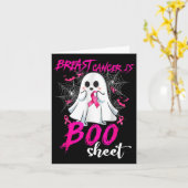 Kanker Is Boo Sheet Halloween Borstkanker Bewustzi Kaart (Gele Bloem)