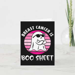 Kanker Is Boo Sheet Halloween Borstkanker Bewustzi Kaart