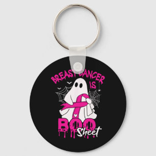 Kanker is Boo Sheet Halloween Support Squad Lint Sleutelhanger