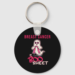 Kanker is de maand van het Boo Sheet Awareness Sleutelhanger