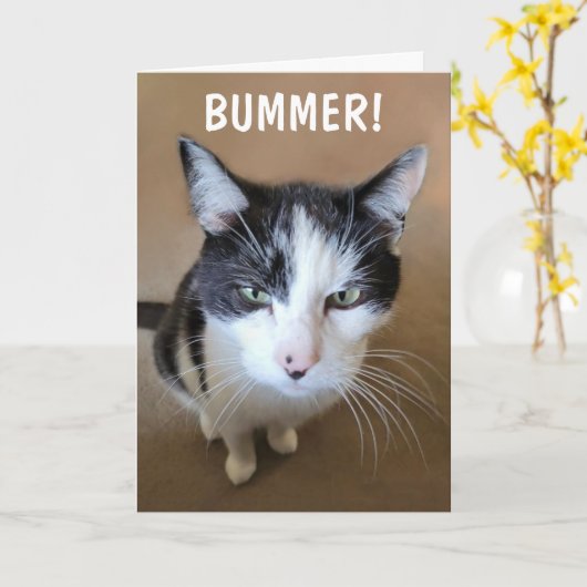 Kanker is een Bummer Kaart (Gele Bloem)