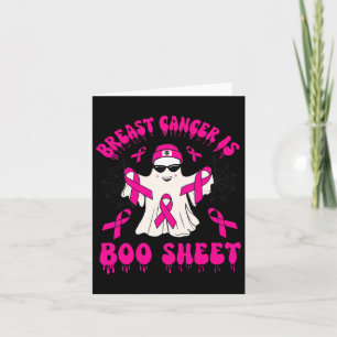 Kanker is een hoeslaken Halloween borstkanker bewu Kaart
