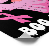 Kanker is een hoeslaken Halloween borstkanker bewu Poster (Hoek)